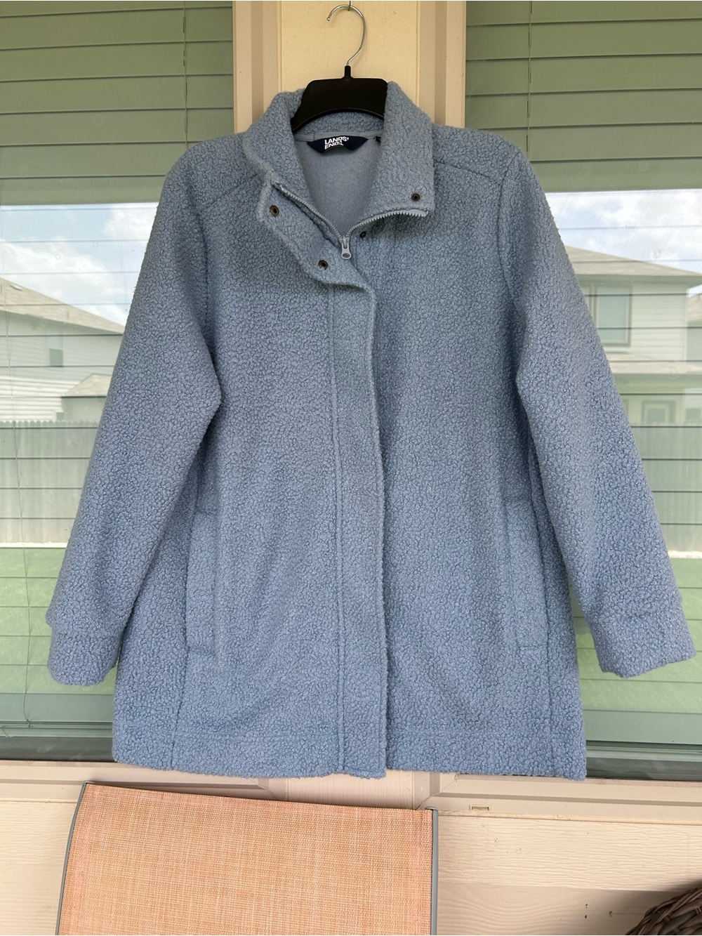 Lands' End Pale Blue Coat